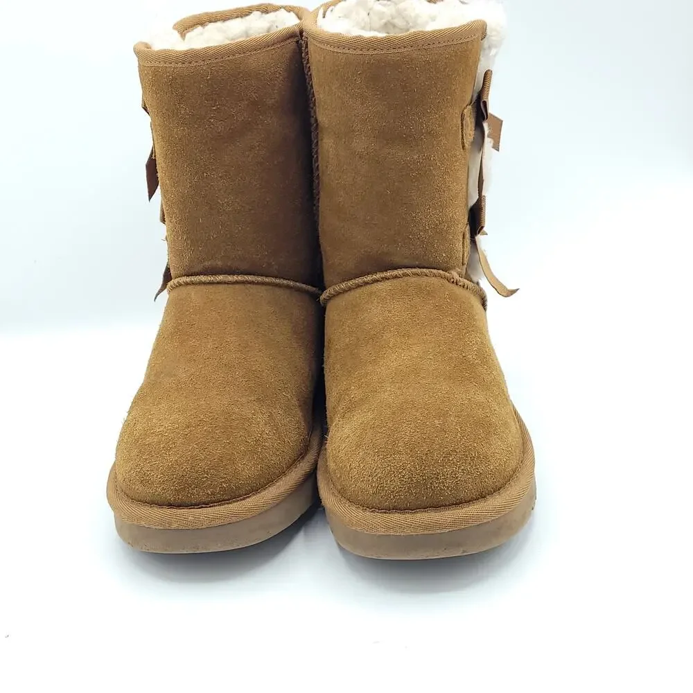 Koolaburra by UGG Victoria Short Winter Boots 1015874 Chestnut women's size 5